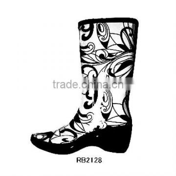 Ladies' High heel Boots / Rubber Boots / Rain Boots