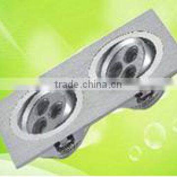 6w AluminiumProfile LED Grille Light Housing