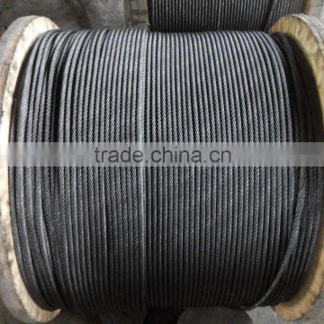 ungalvanized 8*19S+NF steel wire rope for lifting