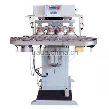 HK275-140C 4 color rotary pad screen printing machine price