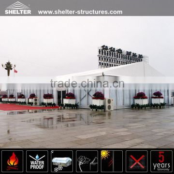 aluminum structure glass wall tent