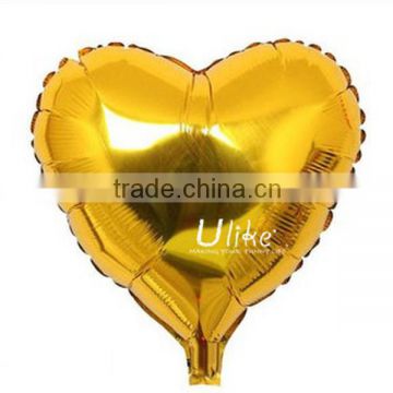 2014 golden foil balloons letter shaped heart inflatable helium letter balloons christmas decorations made in china