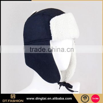 Fashion Wholesale LeiFeng Style Warm winter Polyester trapper hat