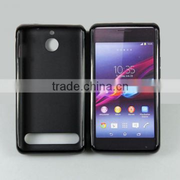 The inside matte and smooth surface TPU skin case for Sony Xperia E1