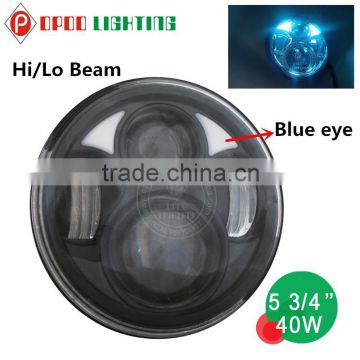 Factory Price c ree led motorcycle headlight,40W Hi Lo 5 3/4'' c ree led motorcycle headlight