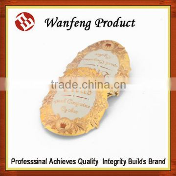 professional provide Round Aluminum label for wine metal tags
