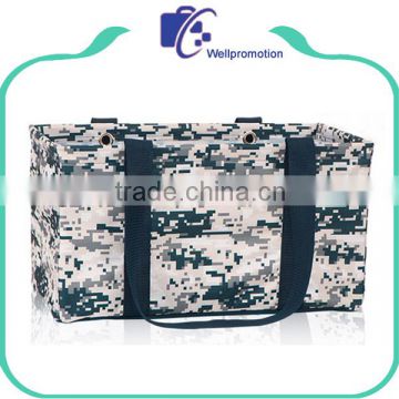 Digital camo pattern polyester shopping bag utility totes                        
                                                                                Supplier's Choice