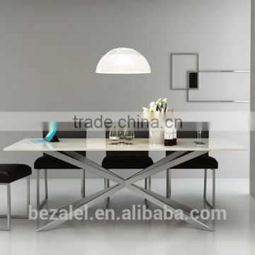 Moden Room customized Stainless Steel Dining Table And Chair