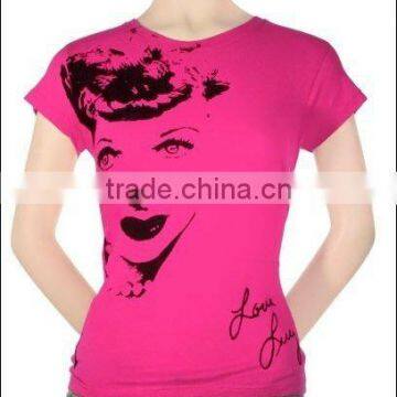 comfortable cotton t shirt ladies tshirt