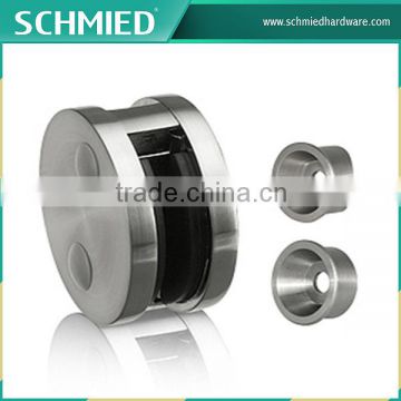 price glass railings stainless steel round glass clip