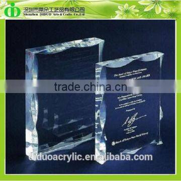 DDL-H064 Trade Assurance Jewel Bevel Acrylic Award