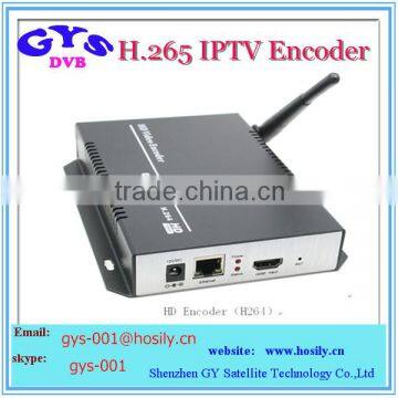 Low cost 16Ch hd rtmp encoder h.264/h.265 iptv streamer