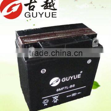 12v 6ah motorcycle battery with high quality