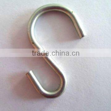 Zinc Plated Metal S Hook,metal wire S hook, double S hook