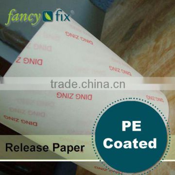 poly coated kraft paper siliconised paper