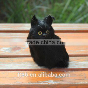 valentine wholesale gifts high quality plush animals fake black cat