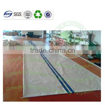 screen printed tarpaulin ventilated lorry curtain China factory