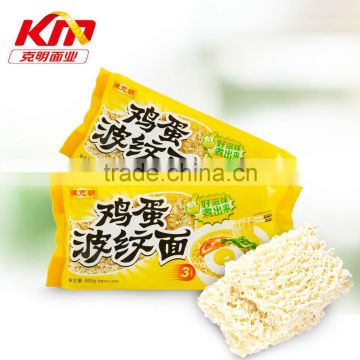 Best Taste Low Fat Non Fried Wavy Egg Rugs Noodle in China