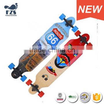 HSJ183 China Complete Professional Manufacturer Longboard skate board
