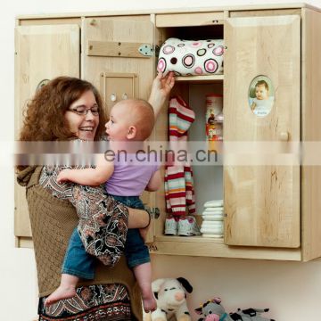 Kindergarten Wooden Furniture Children Storage Cabinet