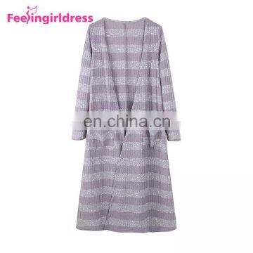 Autumn And Winter Women Fashion Long Sleeve Sweater Clothing Long Knitted Cardigan