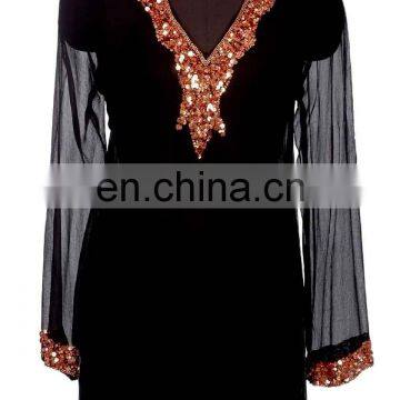 Georgette sequenced tunic top