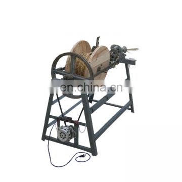 easy operated small type rice straw rope making machine with high quality