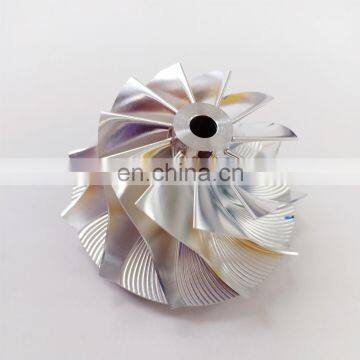 RHV4 Forward 38.21/52.50mm 11+0 blades high performance turbo milling/aluminum 2618/billet compressor wheel