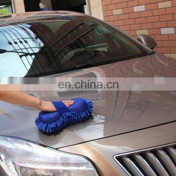 Best Seller Simple Design Decontamination Square Chenille Microfiber Sponge for Car