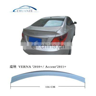 hot sale good quality for accent 2011/verna 2010 rear spoiler car spoiler diggy spoiler