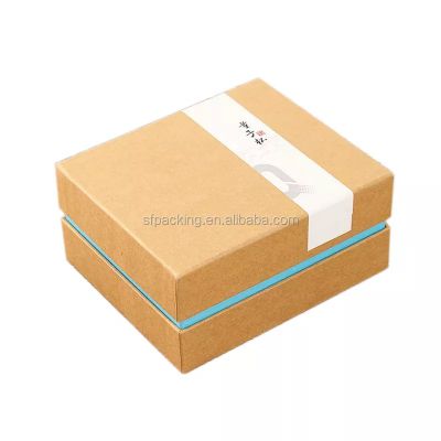 recyclable custom rigid packaging kraft paper jewelry boxes