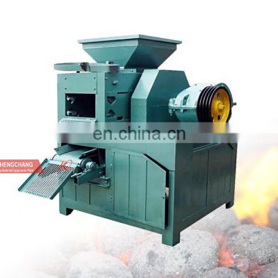 Small Charcoal Briquette Making Machine Ball Heat Press Machine Coal Powder Ball Press Diesel Engine Machine For Germany