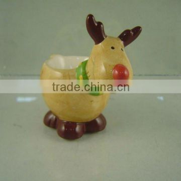 candle holder with donkey design