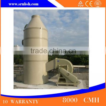 FRP GRP Composite Air Purification Tower Air Scrubber Tower With ISO&CE Centification