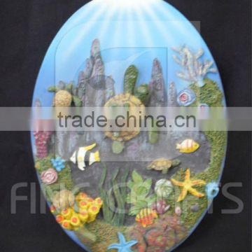 Resin turtle wall decoration