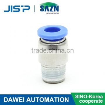 POC series male sliencer pneumatic fitting quick connector fitting