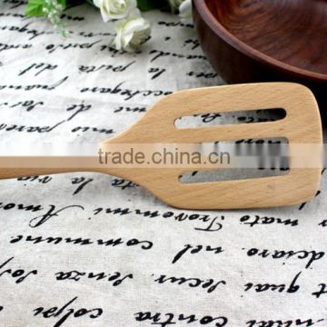 Export kitchenware wooden slotted spatula