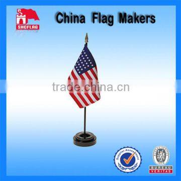 Custom Polyester Silk Screen Printing Decoration Table Flag