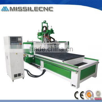 Jinan manufacturer after sale service 1325 automatic woodworking cnc router for wood door