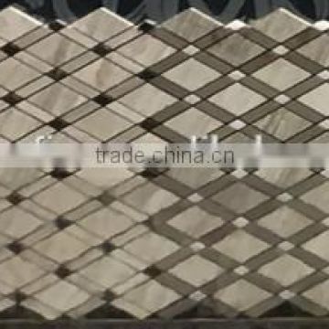 Rhombus marble mosaics floor new pattern