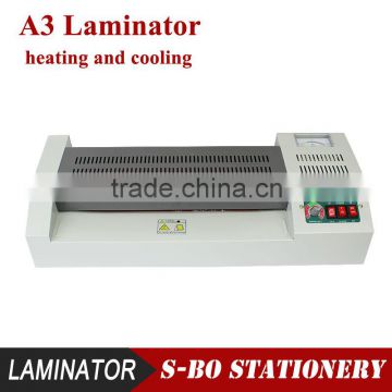 Hot and cold laminator 4 rolls