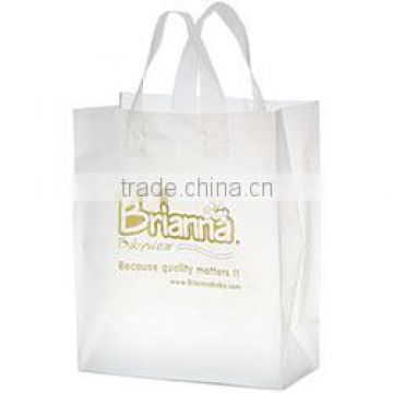 HDPE White Printed Plastic Soft Loop Handle for Promotion Bag