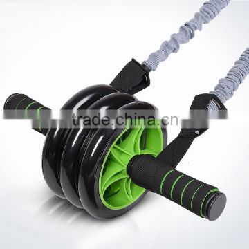 Ab Wheel Roller Pull Ropes Strengthen Your Abs,Core,Arms,Back and Legs
