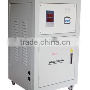 High power 1 phase industrial 30kva digital type full automatic compensate voltage regulator