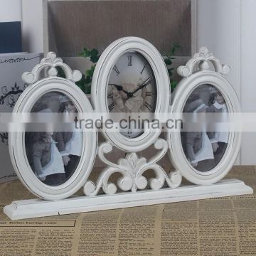 W12063 modern style unique photo frame with two picture for the twins