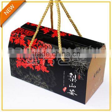 Handle paper tea box