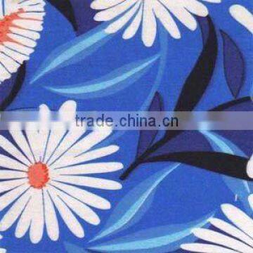 SGS 100% polyester printed Microfiber fabric flower
