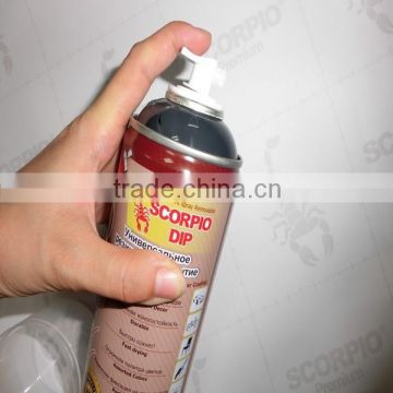 Removable liquid 450ML MSDS car aerosol rubber plastic dip spray paint