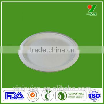 Biodegradable recyclable custom waterproof protective paper plate