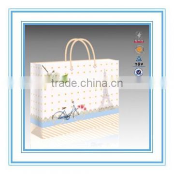 Hot new products for 2015 custom New design gift bag paper shopping bag with handles